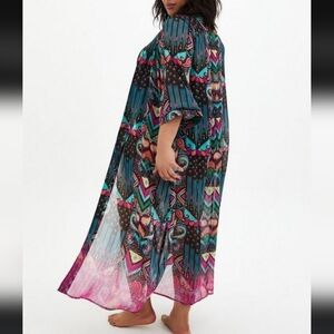 Torrid Swim Cover up Kimono Size 3 3X